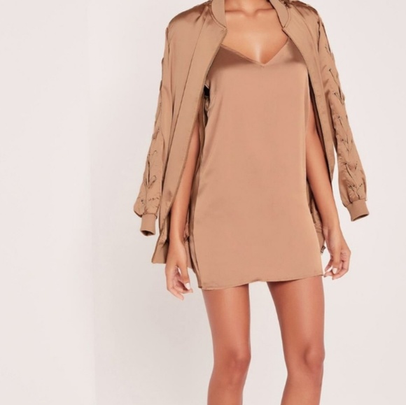 Missguided Dresses & Skirts - Carli Bybel x Missguided Silky Cami Dress